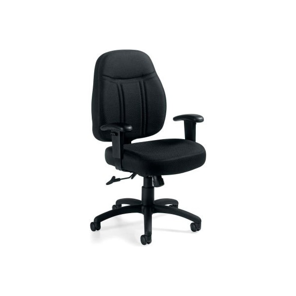 Gec Offices To Go Managerial Tilter Chair with Arms - Fabric - Black OTG11651-QL10 - main